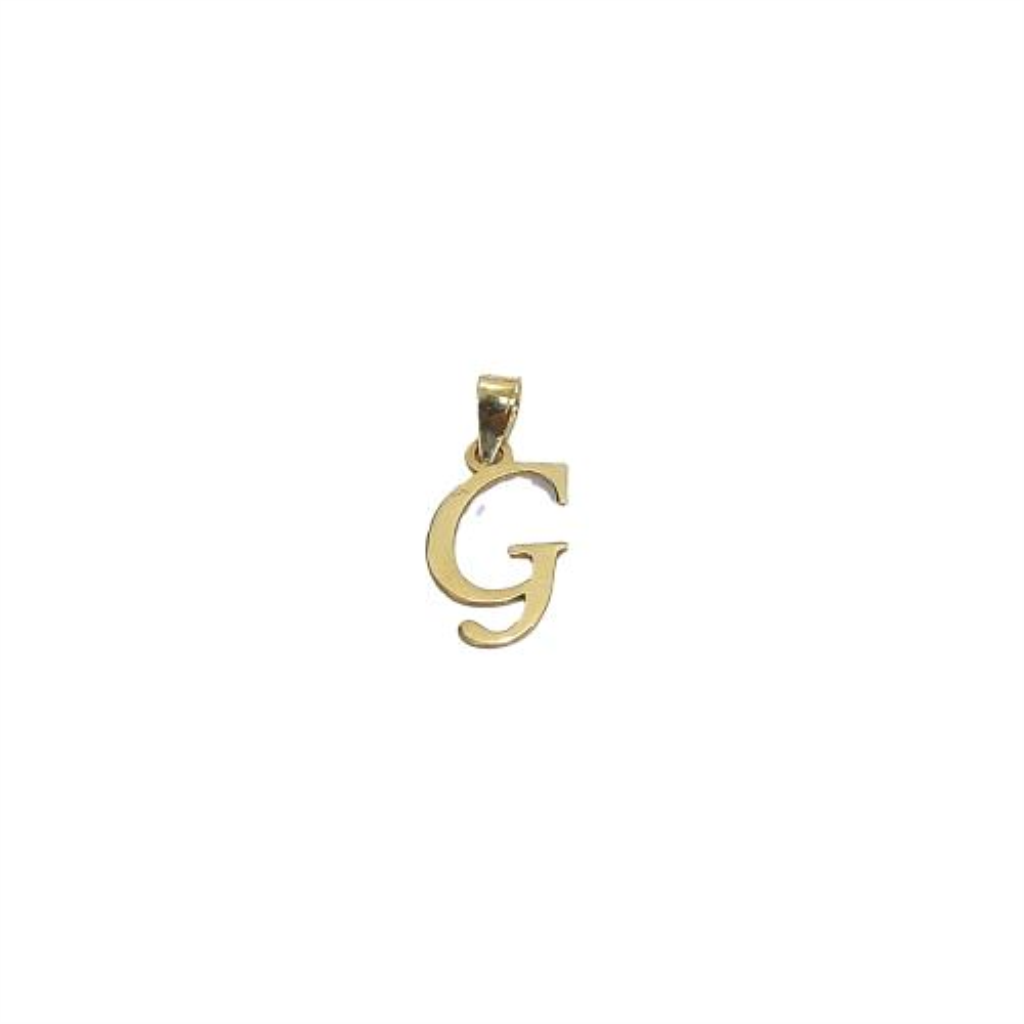 Dije Con Inicial G Oro, 10 K, 0.20 Grs