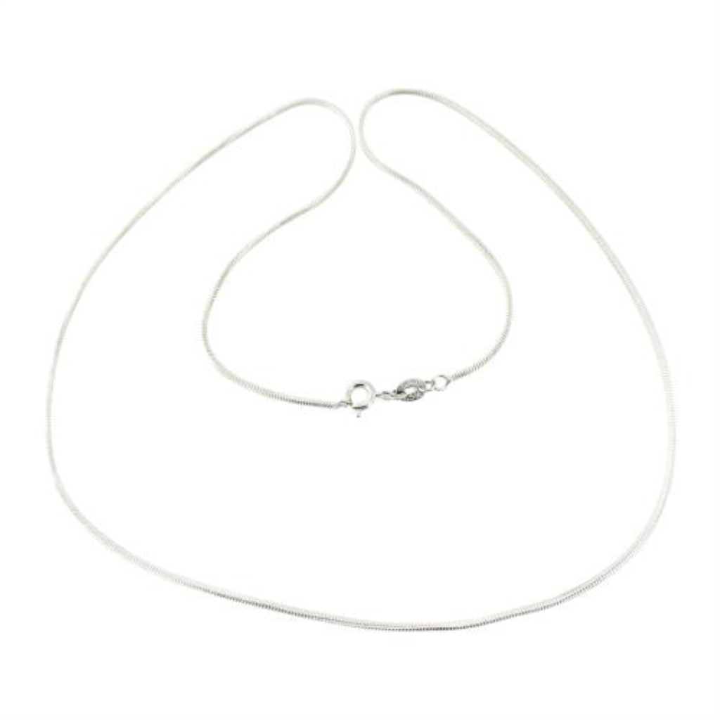 Cadena Cola De Rata Plata, 925 K, 5.40 Grs, Medida 51 Cm