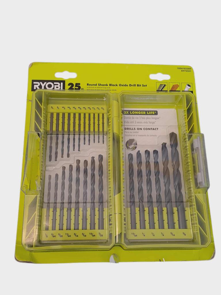 Caja De Herramientas 25 Pzs Brocas. Ryobi