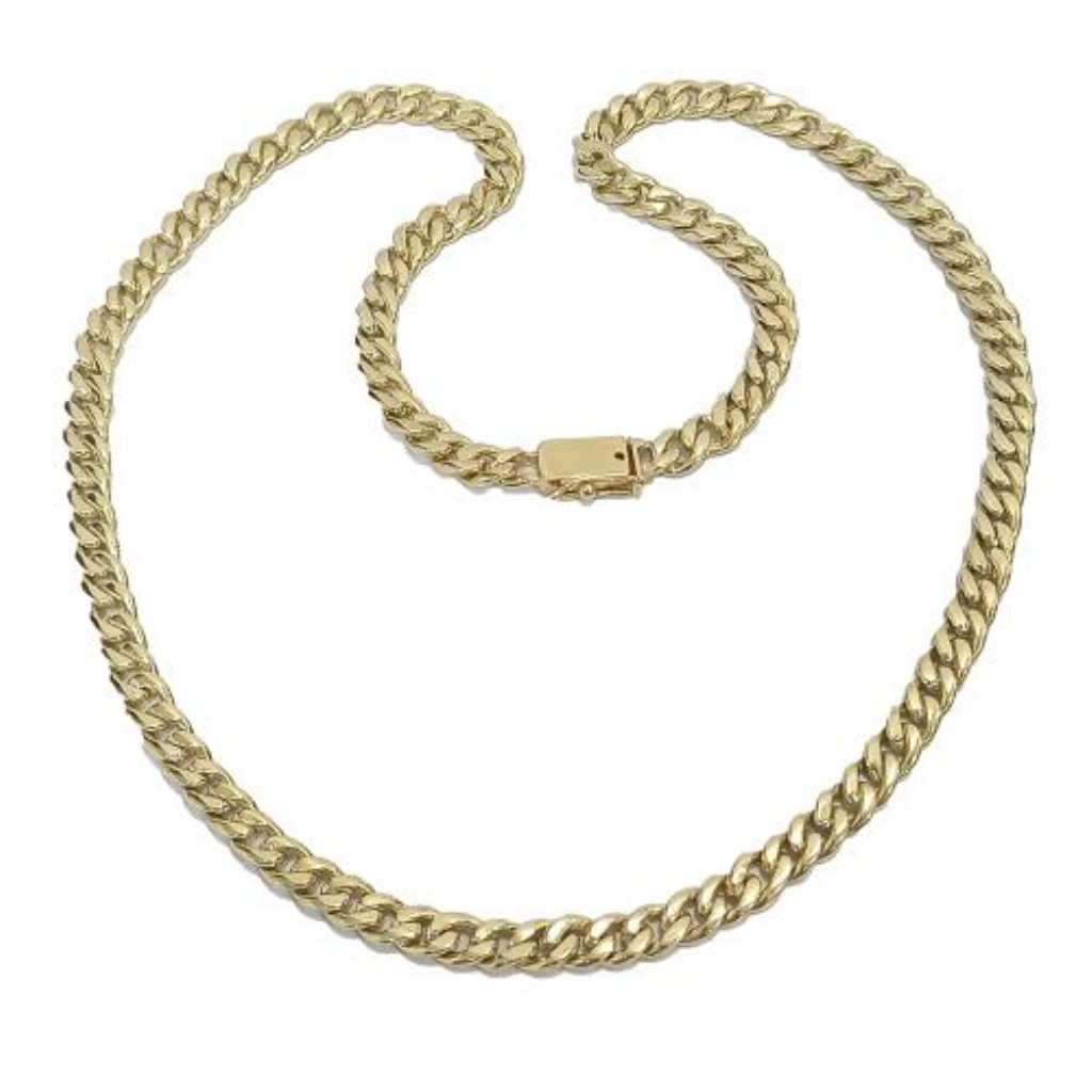 Cadena Barbada Oro, 10 K, 90.90 Grs, Medida 60 Cm