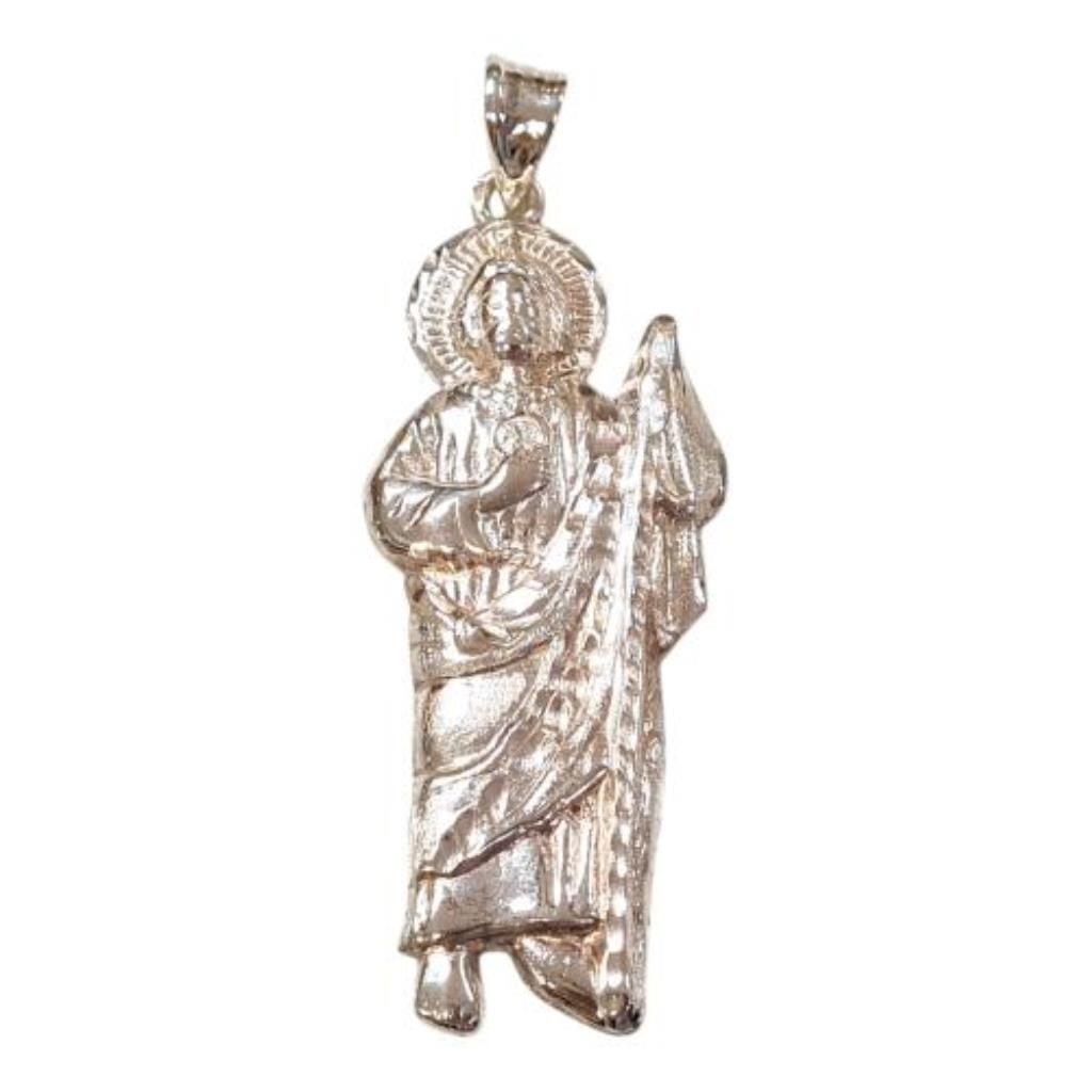 Dije San Judas Plata, 925 K, 6.20 Grs