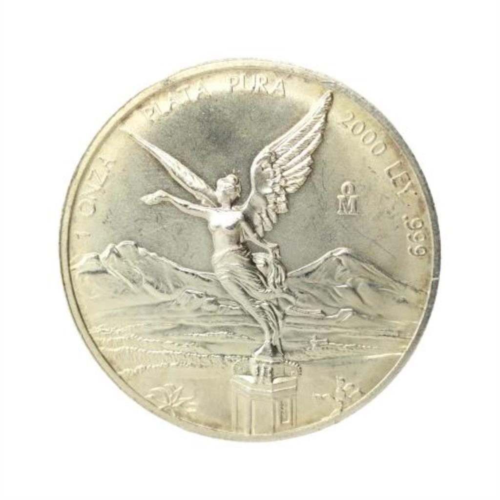 Monedas 1 Onza Plata, 999 K, 31.20 Grs