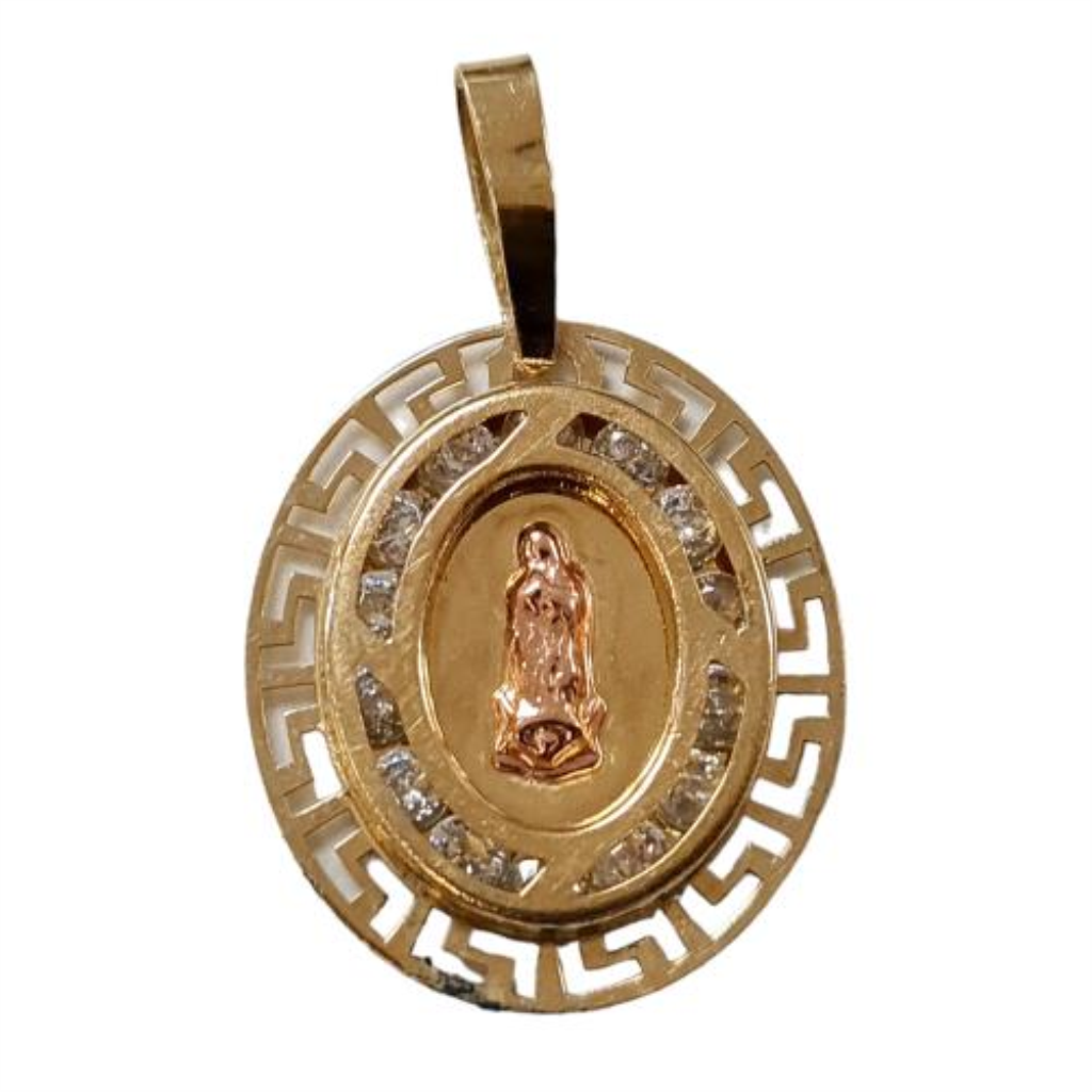 Medalla Virgen Oro, 10 K, 0.60 Grs