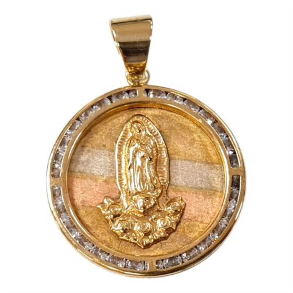 Dije Virgen De Guadalupe O.f. Oro, 10 K, 2.60 Grs