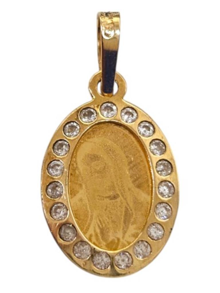 Dije Virgen De Guadalupe C/p.s. Oro, 10 K, 0.40 Grs