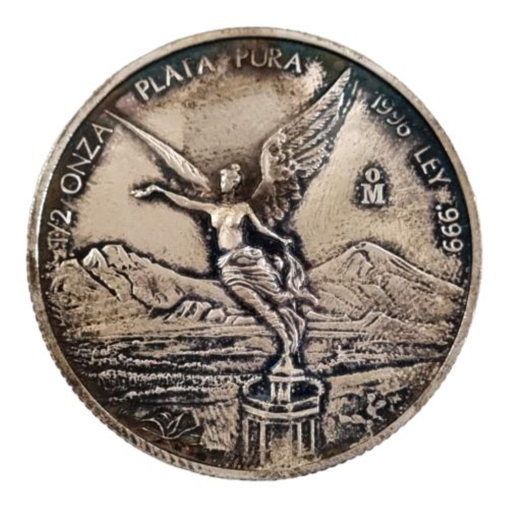 Monedas 1/2 Onza Plata, 999 K, 15.60 Grs