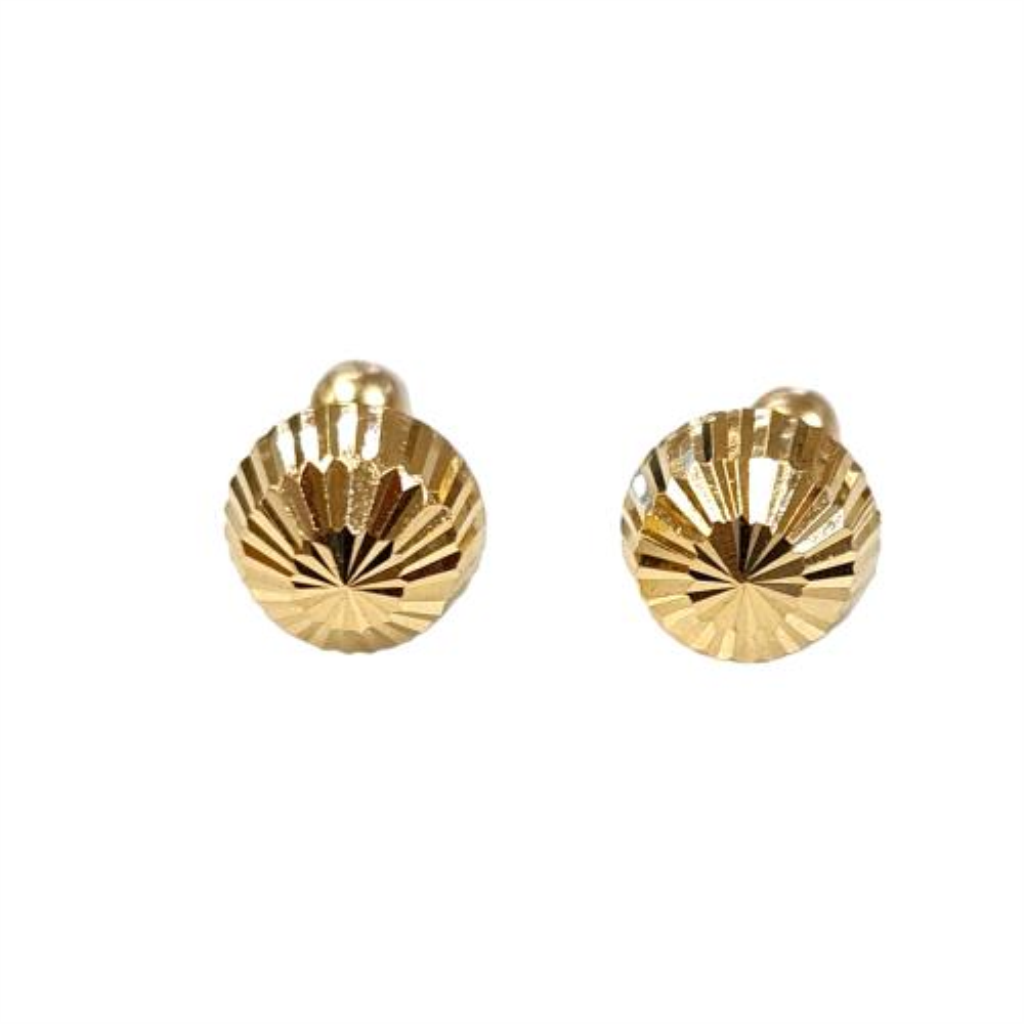 Par De Broqueles Hongo 1099836 Oro, 10 K, 0.01 Grs