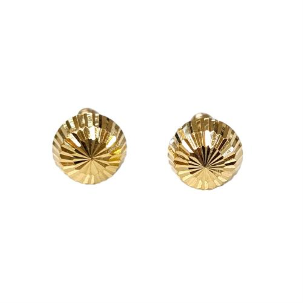 Par De Broqueles Hongo 1104457 Oro, 10 K, 0.01 Grs