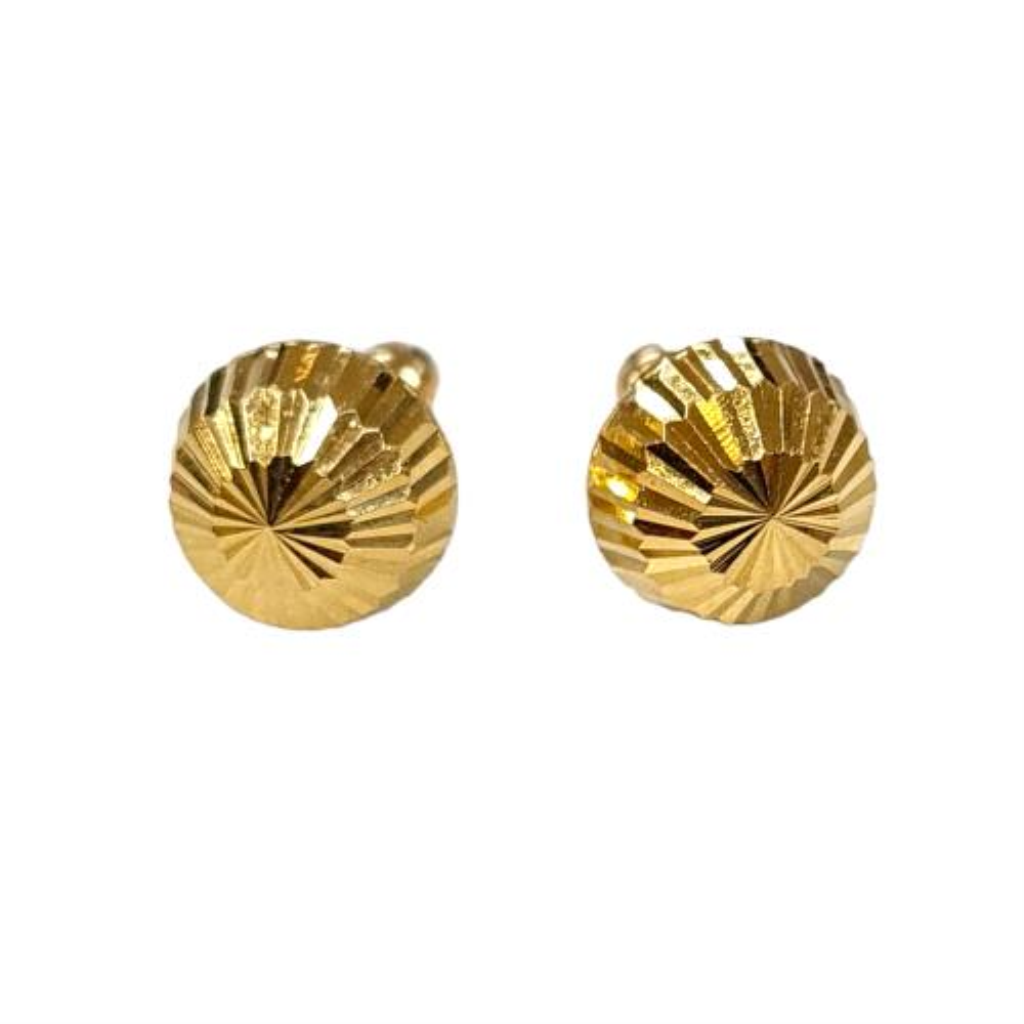 Par De Broqueles Hongo 1104482 Oro, 10 K, 0.01 Grs