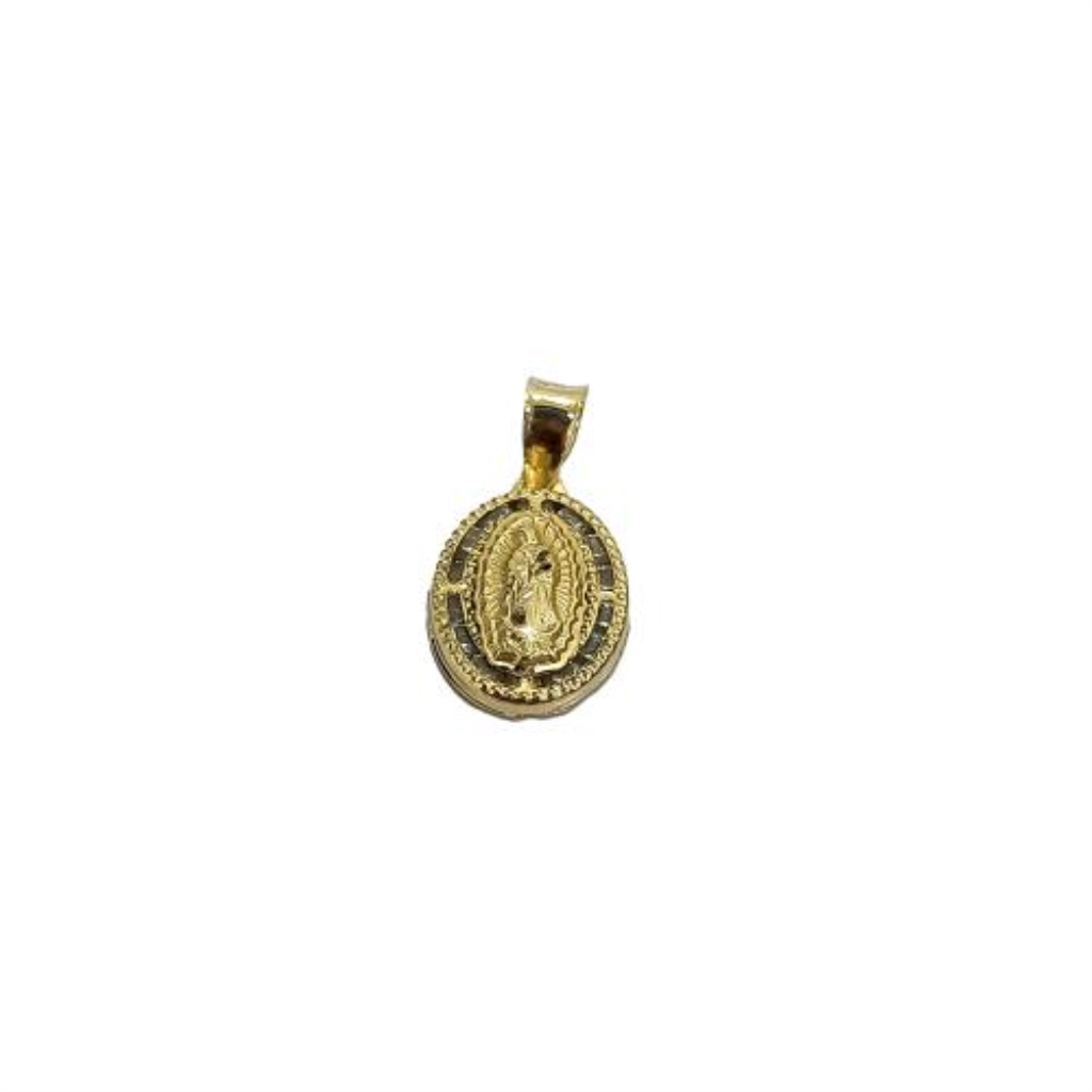 Medalla Virgen C/ps Oro, 10 K, 0.50 Grs