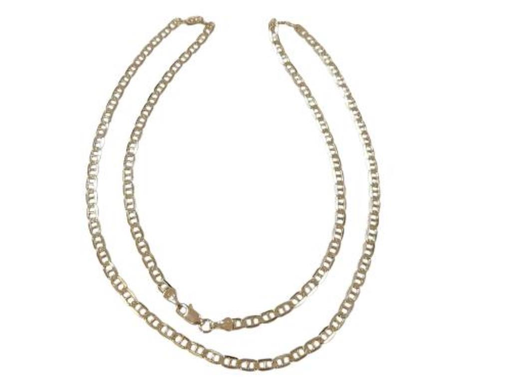 Cadena Eslabón Gucci Oro, 10 K, 11.80 Grs, Medida 66 Cm