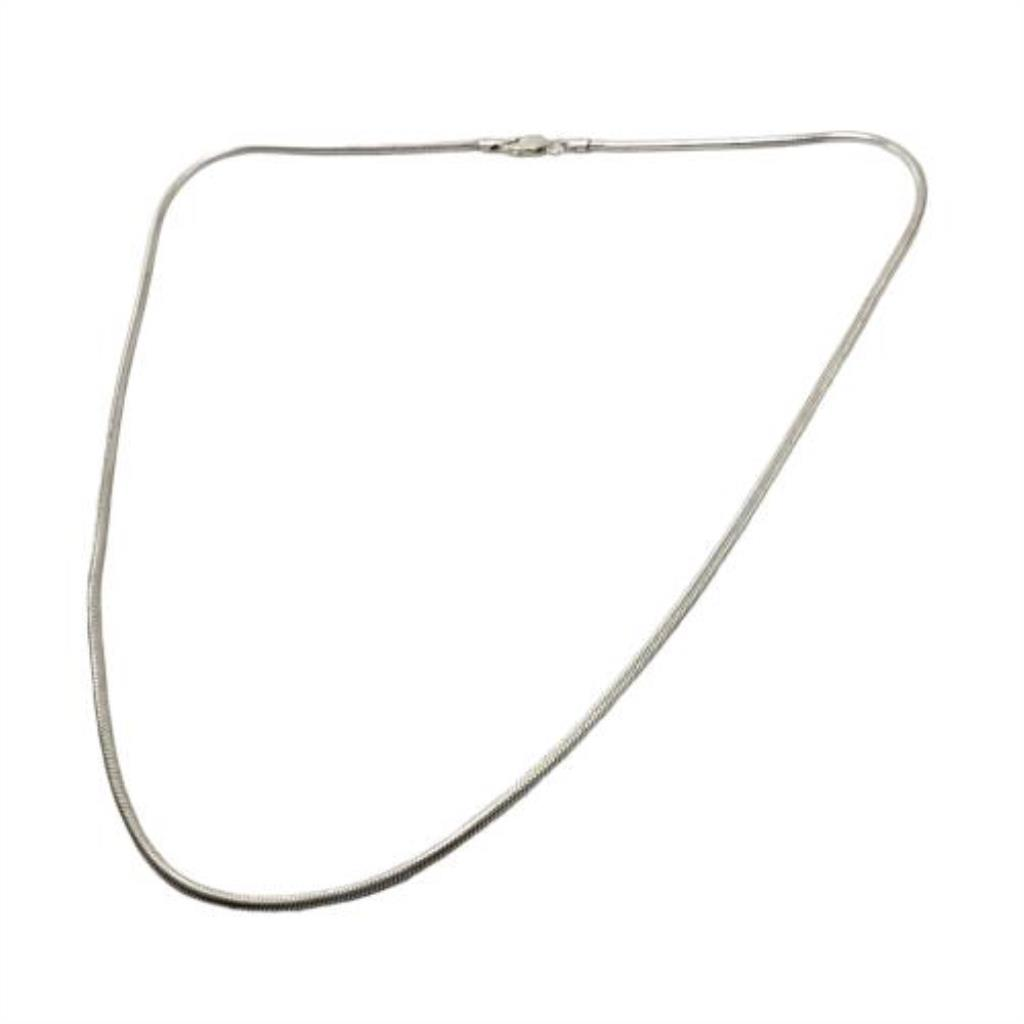 Cadena Cola De Rata Plata, 925 K, 13.20 Grs, Medida 20 Cm