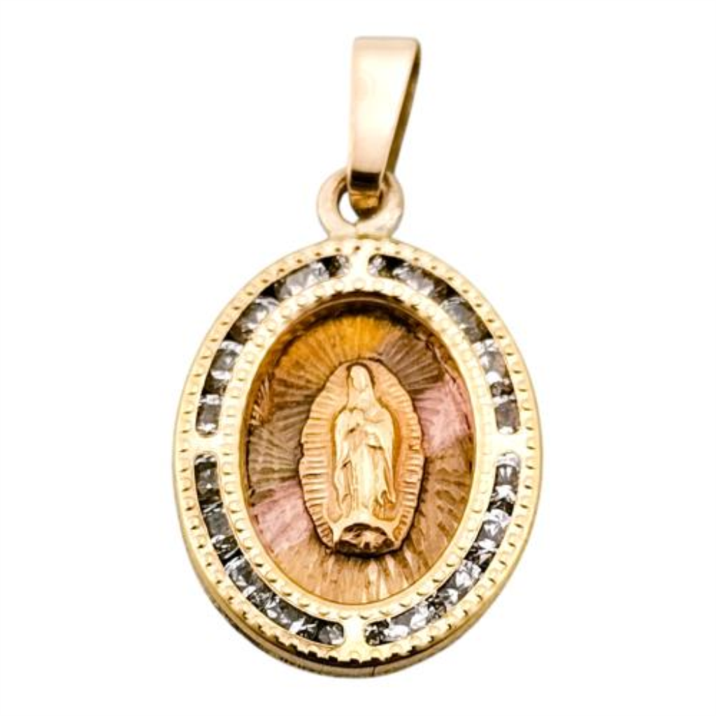 Dije Virgen De Guadalupe Oro, 10 K, 1.10 Grs