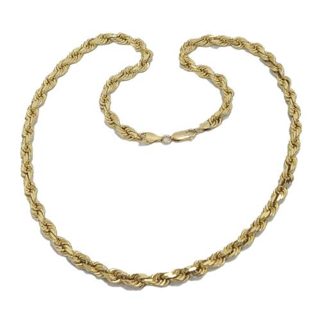 Cadena Torzal Oro, 14 K, 78.80 Grs, Medida 60 Cm