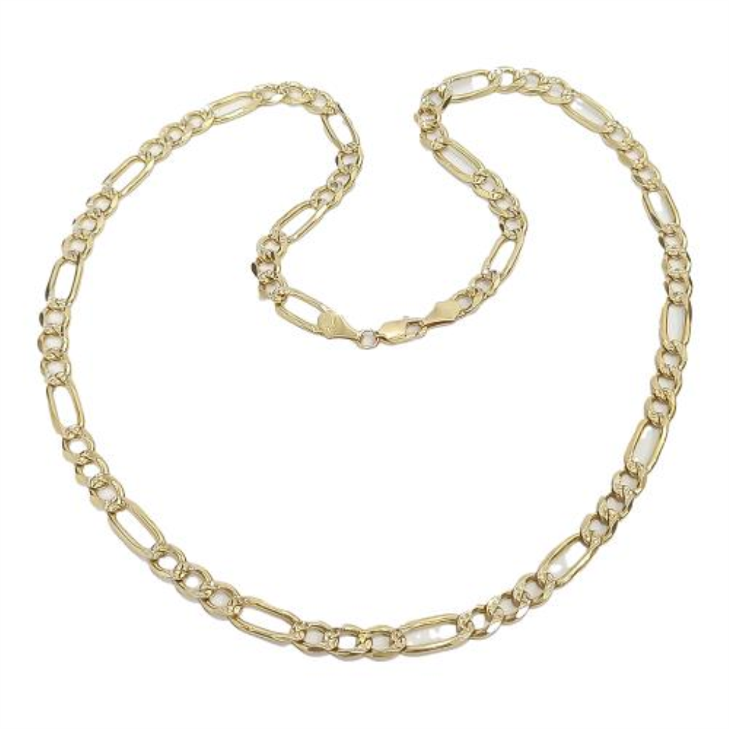 Cadena Cartier Diamantada Oro, 14 K, 51.90 Grs, Medida 64 Cm