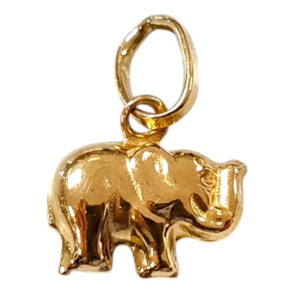 Dije Elefante Oro, 14 K, 0.70 Grs