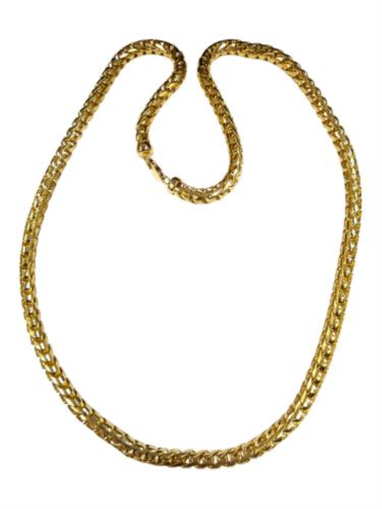Cadena Moderna Tipo Jaula Oro, 14 K, 165.00 Grs, Medida 72 Cm