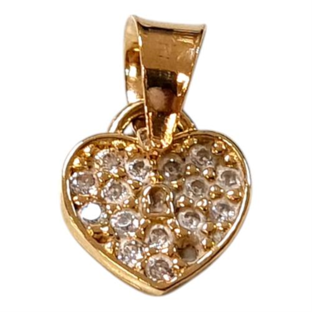Dije Corazón C/p.s. Oro, 10 K, 0.40 Grs