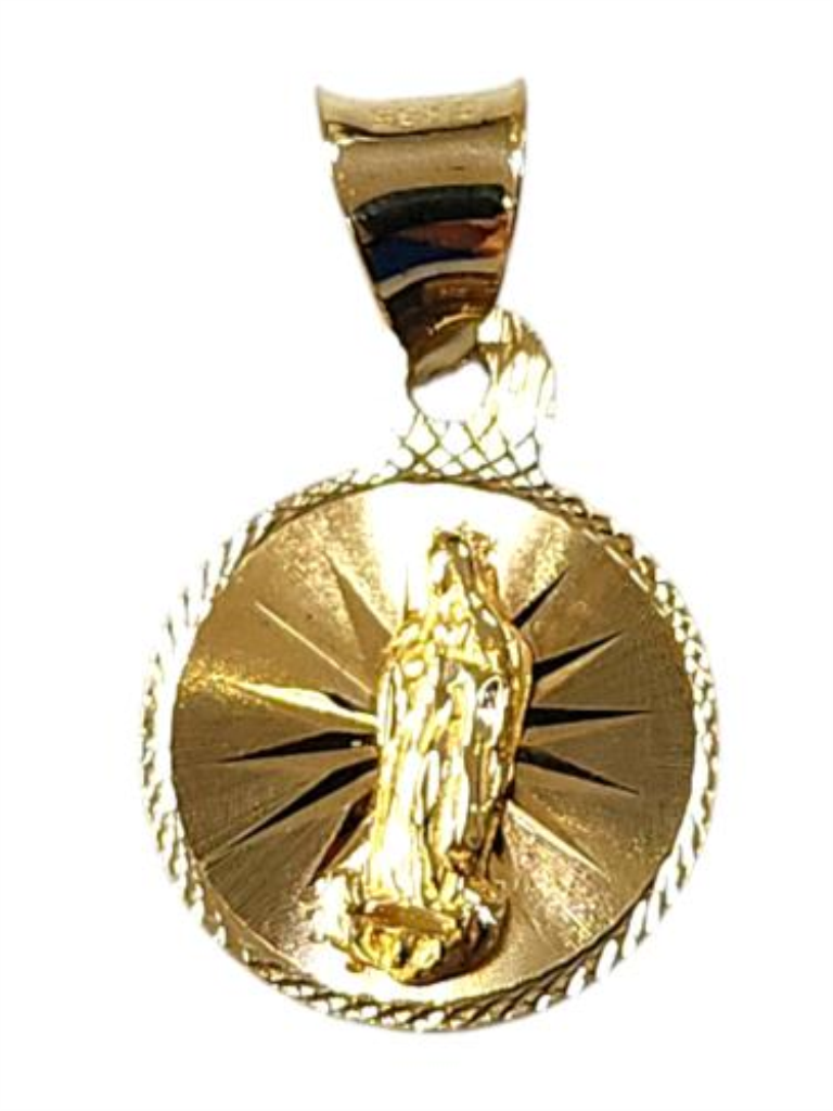Dije Virgen De Guadalupe Oro, 10 K, 0.50 Grs
