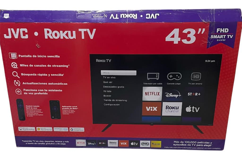 Pantalla 43" Jvc, Led, Full Hd