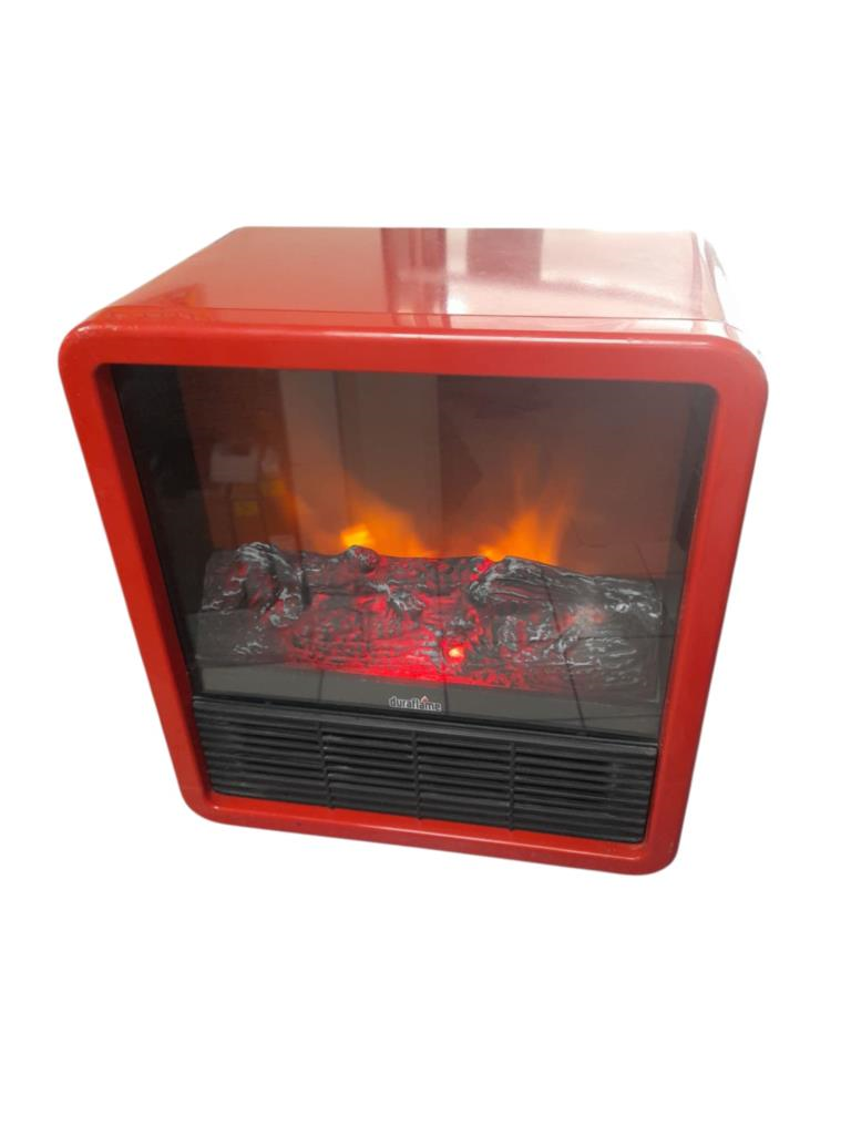 Calefactor Calentador Rojo Tipo Flama Duraflame