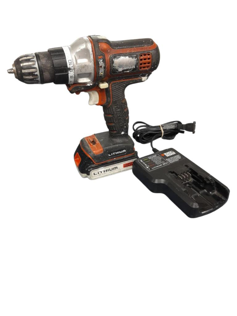 Taladro Inalambrico 20v 1 Bateria Y 1 Cargador Black And Decker