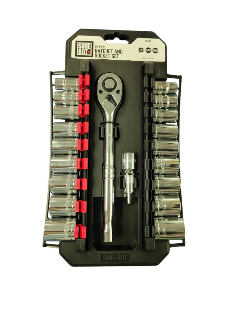 Caja De Herramientas 25 Pzs 22 Pz Juego Nuevo En Estuche Sure Bilt