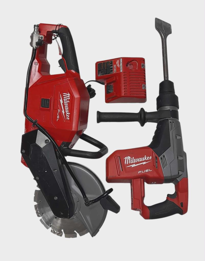 Herramienta Inalambrica Kit De 2 Pzas 1 Bateria M18 Cx 6.0   Y 1 Cargador Milwaukee, Rotomartillo Demoledor