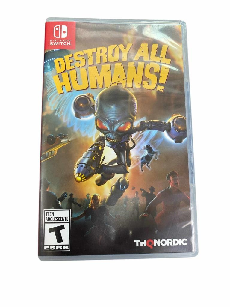 Disco De Videojuego Switch Destroy All Humans Nintendo Nintendo