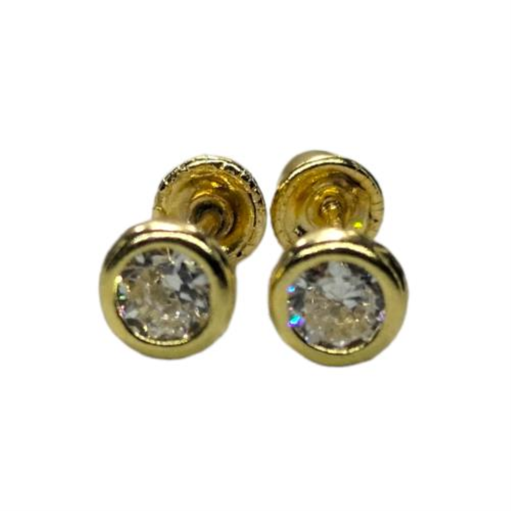 Par De Broqueles Broqueles 2026602 Oro, 10 K, 0.01 Grs