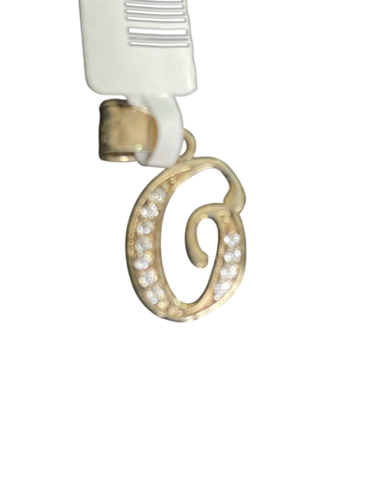 Dije De Plata C/ Inicial O Joyeria Nueva 925k  1.3 Grs.