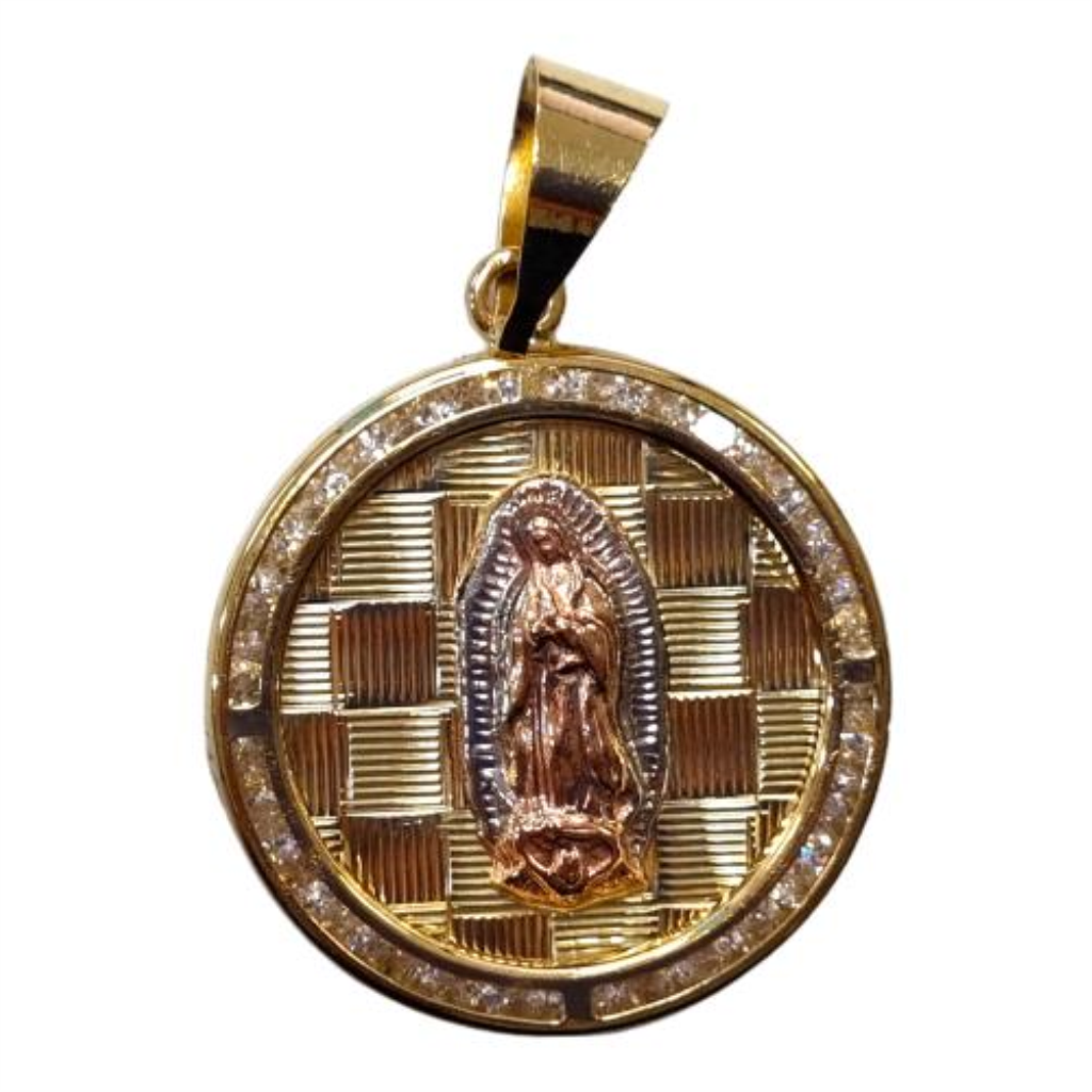 Medalla Virgen De Guadalupe O.f. C/p.s. Nueva 10k  2.5 Grs.