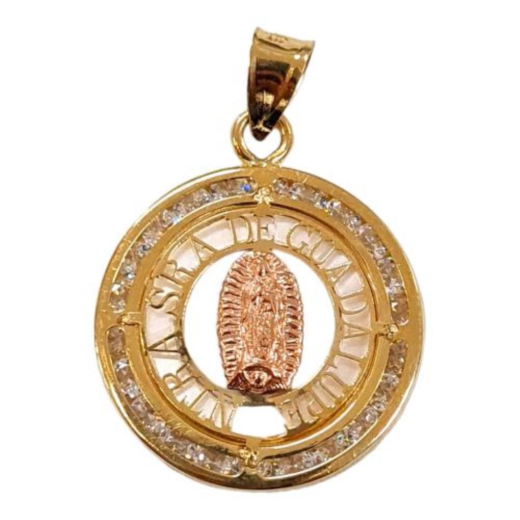 Medalla Virgen C/p.s. Joyeria Nueva 10k  1.6 Grs.
