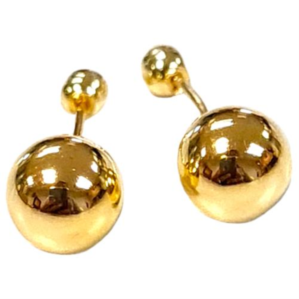 Broqueles Bola 2 (5mm) Joyeria Nueva 10k