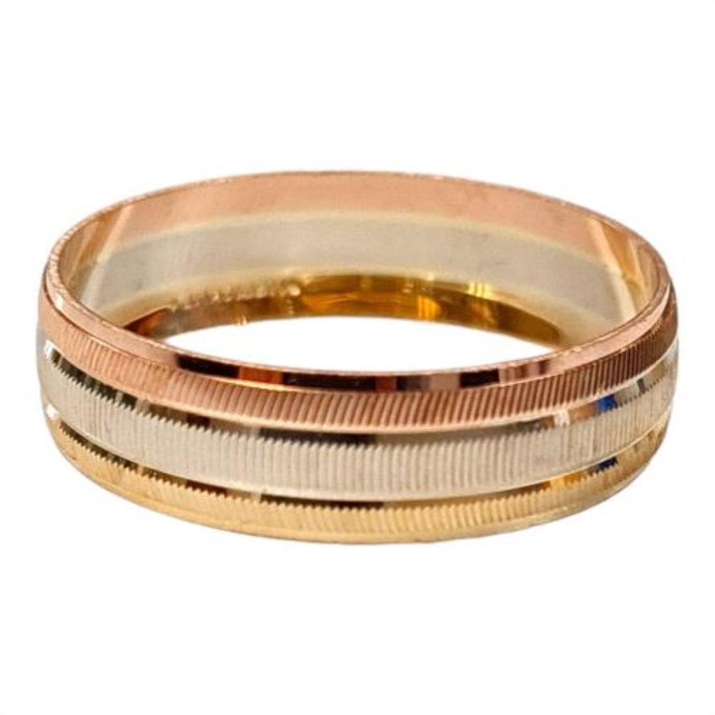 Anillo Matrimonio Grabado O.f. Joyeria Nueva 10k  2.0 Grs.