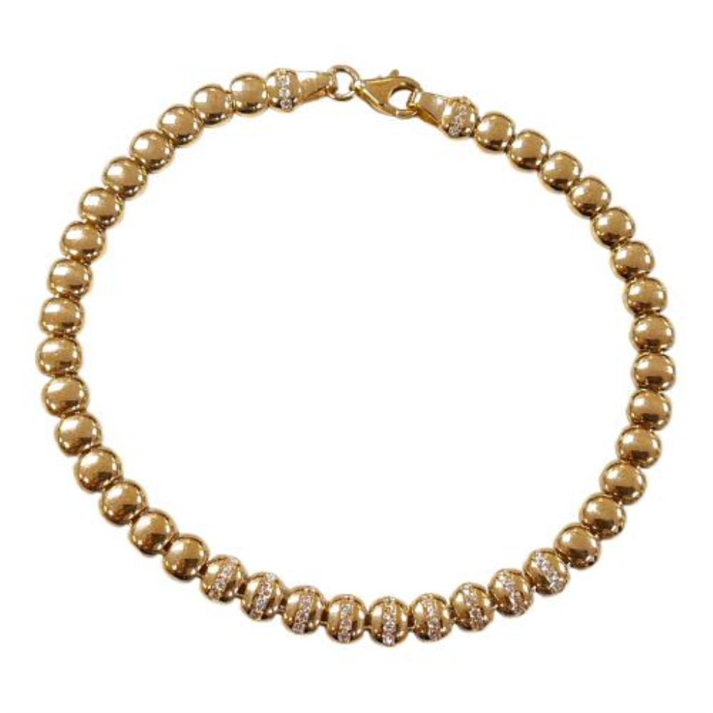Esclava Moderna Joyeria Nueva 10k  5.5 Grs.