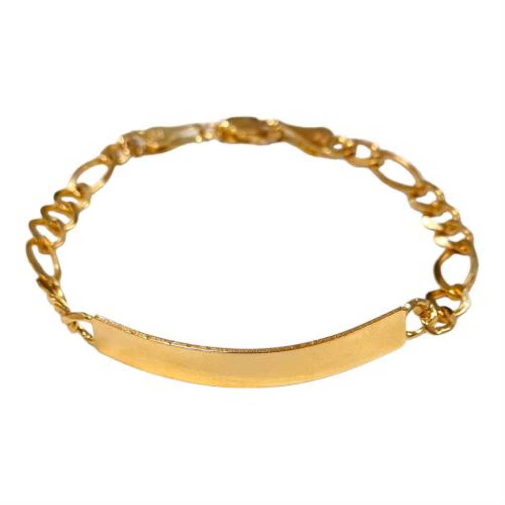 Esclava Cartier C/placa Joyeria Nueva 10k  11.2 Grs.