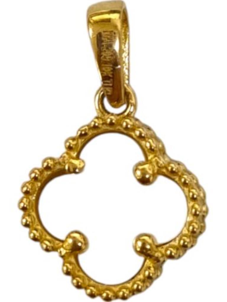 Dije T/van Cleef Joyeria Nueva 10k  1.5 Grs.