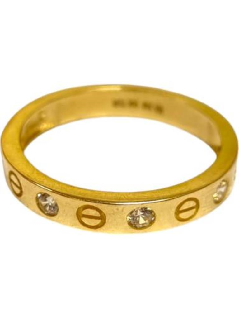 Anillo C/p.s. P/d Joyeria Nueva 10k  2.2 Grs.