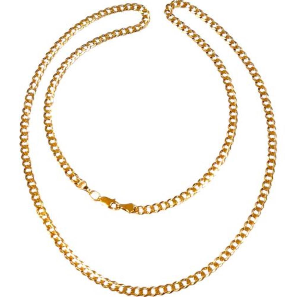 Cadena Barbada Joyeria Nueva 10k  13.1 Grs.