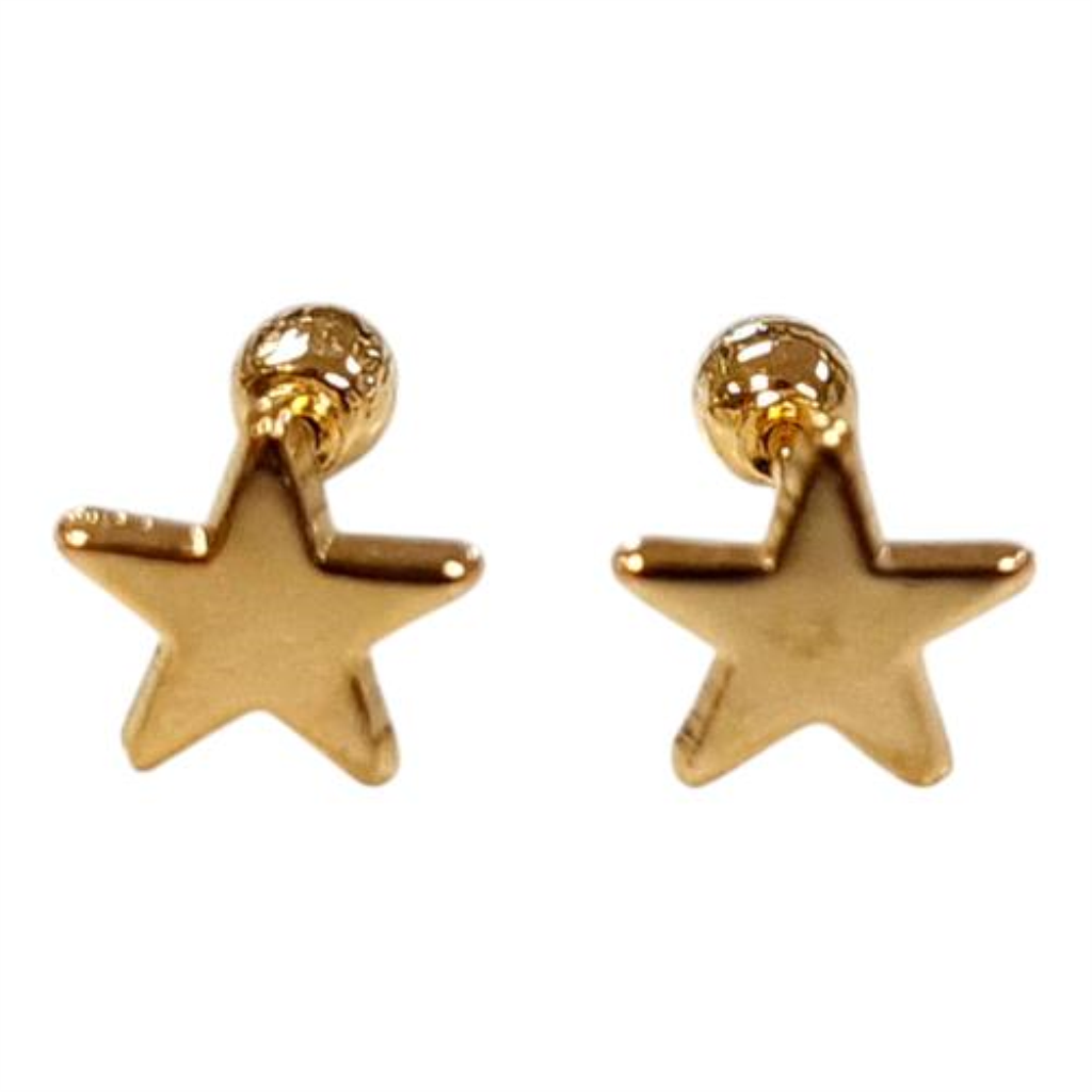 Broqueles Estrella Lustrada 10k