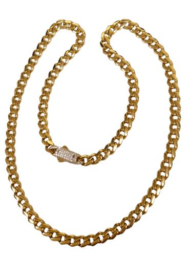 Cadena Eslabones T/monaco 60 Cm 14k  29.4 Grs.