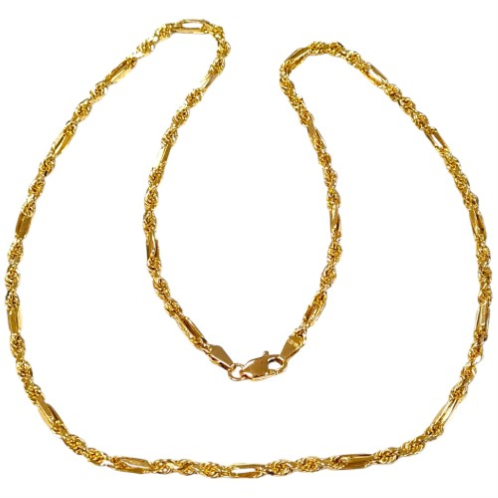 Cadena Torzal Figaro 60 Cm 10k  8.4 Grs.