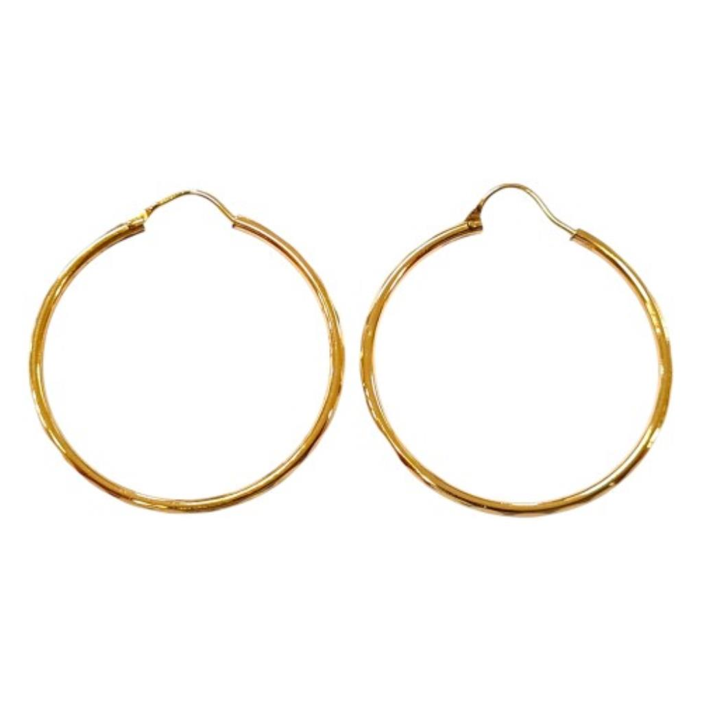 Par De Coquetas Facetadas 10k  1.5 Grs.