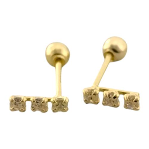 Par De Broqueles Trecillo Mini # 1.5 10k
