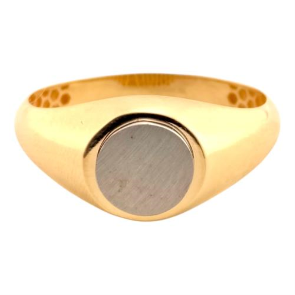 Anillo Caballero 10k  2.1 Grs.