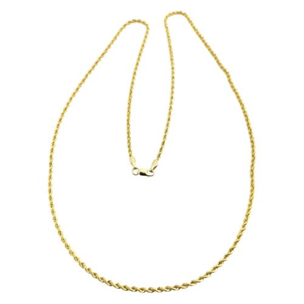 Cadena Torzal 60 Cm 10k  2.9 Grs.