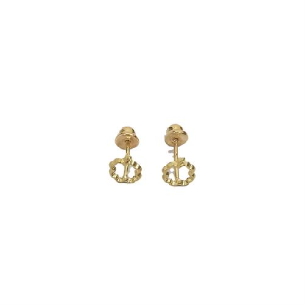 Par De Broqueles De Trebol 10k