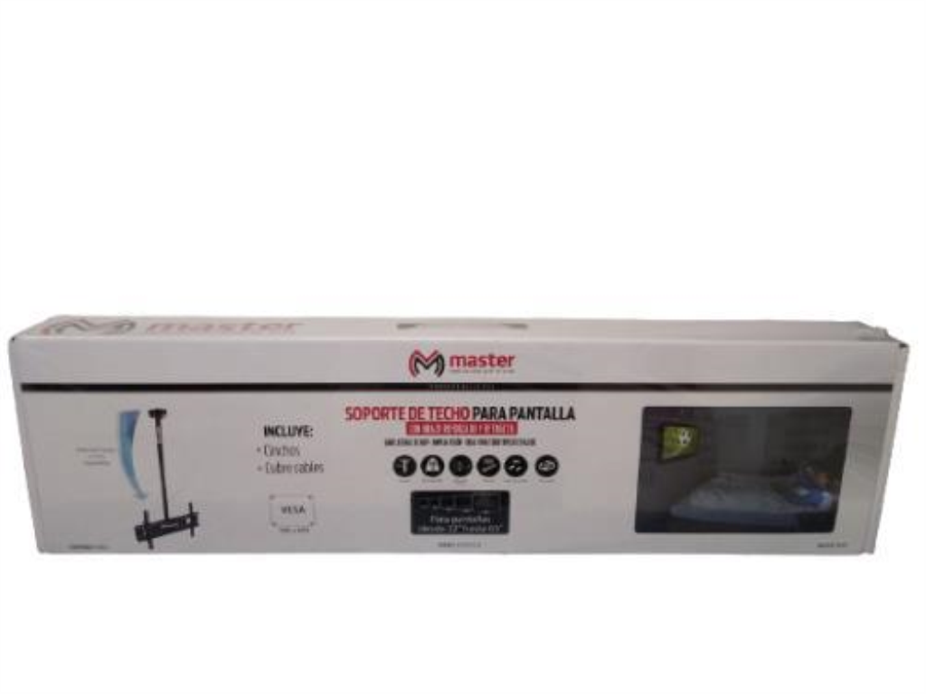 Soporte Tv A Techo 60kg De 32" A 65" 