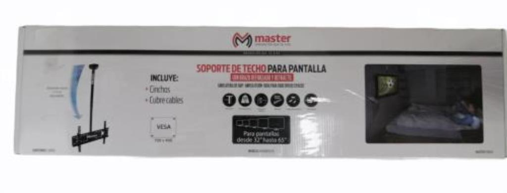 Soporte Tv A Techo 60kg De 32" A 65"              